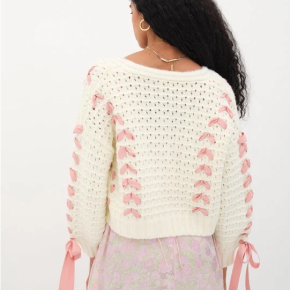 For love & lemons Laurel Oversized Cardigan - Picture 2 of 6